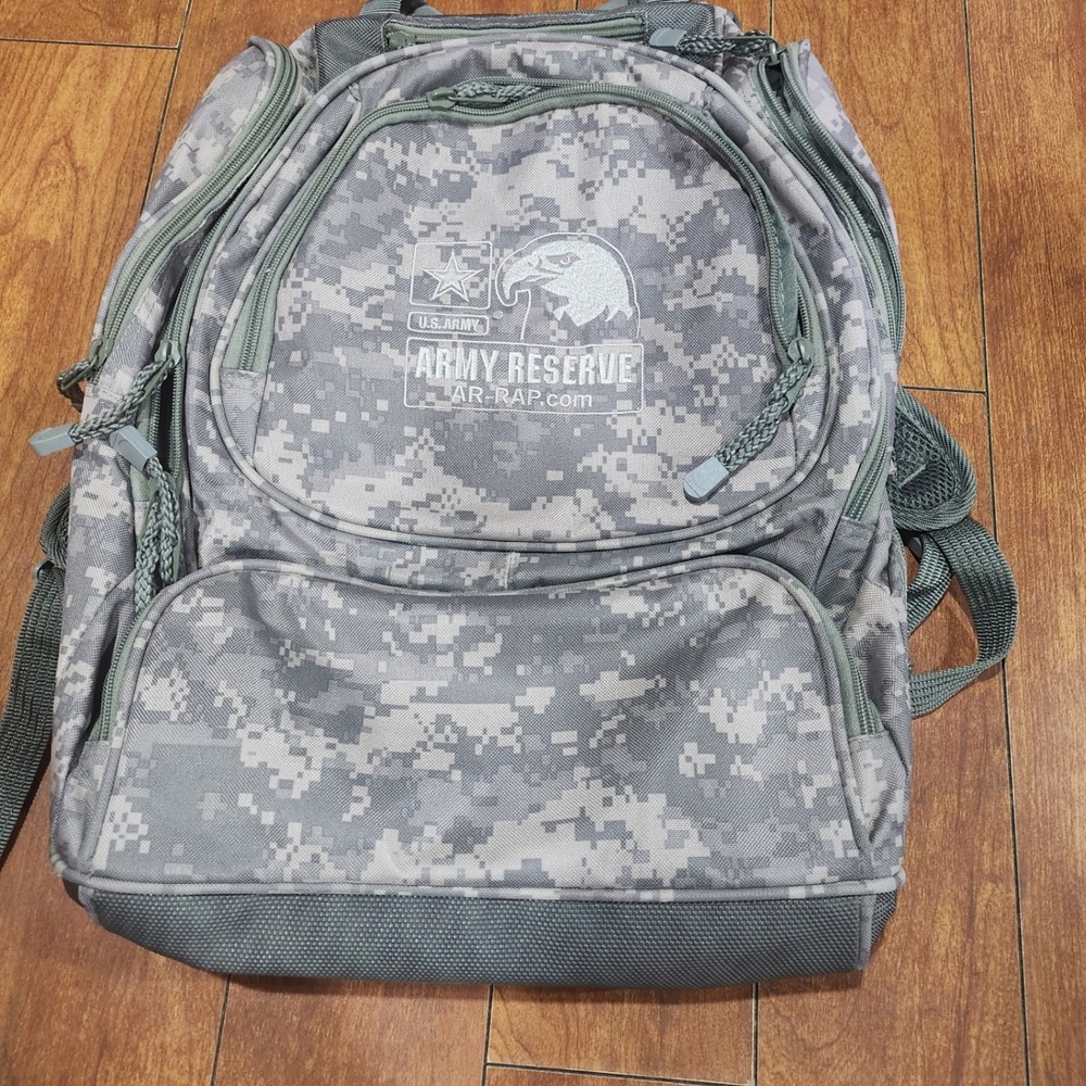 US Army Reserve Digital Camo Tactical Backpack ACU Camouflage Padded Rucksack